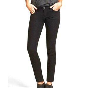 𝅺dl 1961 Angel Midrise Skinny Ankle Jeans in Athens Wash (black) Size 25